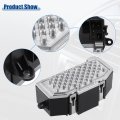 Acropix Hvac Blower Motor Resistor Replacement Fit For Audi A4 A5 A8 Pack Of 1 Silver Tone