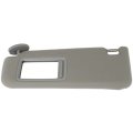 Driver Side Sun Visor 74320-33f50-b0 For Toyota Camry 2012 2013 2014 2015 2016 2017 Without Sunroof Gray Adjustable Replacement 