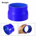 Uxcell 102-114mm 4 -4 5 Id Straight Silicone Reducer Hose Coupler Intercooler Tube Blue For Car Intake Piping