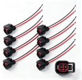 Ev6 Fuel Injector Wiring Harness S824 8 Piece Set For Ford F150 F250 Crown Victoria Mustang Gm Dodge Oe 5013995aa 5161919aa 