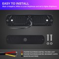 Willpower 2pcs 4 3 Inch Led Strobe Warning Lights Amber Yellow 6 Safety Emergency Flashing Construction Hazard Beacon Light Bar
