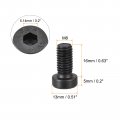Uxcell M8x16mm Hex Socket Thin Head Cap Screw Bolts 12 9 Grade Carbon Steel 20pcs