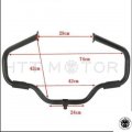 Httmt- Black Engine Guard Crash Bar Compatible With Harlei H-d Touring 2009-2017 Aftermarket 49155-09a
