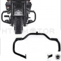 Httmt- Black Engine Guard Crash Bar Compatible With Harlei H-d Touring 2009-2017 Aftermarket 49155-09a