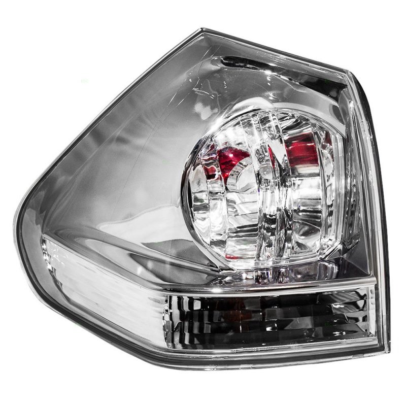 Driver Outer Tail Light Assembly For Lexus Rx330 2004 2005 2006 And Rx350 2007 2008 2009 Rear Left Brake With Halogen Bulbs