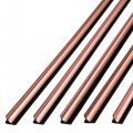 Fasa De 47 In Decorative Vinyl Inside Corner Trim Polished Copper 5 Pack 