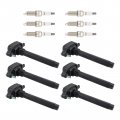 Autokay Ignition Coil Ngk Platinum Spark Plug Set Of 6 For Chrysler Dodge Jeep Ram Uf648