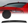 Rear Window Roof Spoiler Compatible With Dodge Charger 2015-2021 Glossy Black Carbon Fiber