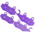 Front Brake Pads Carbon Fiber For Can Am Commander 1000 2011 Fa135 Fa165 Yamaha Rhino 700 And Kawasaki Teryx 2 Pair Set 
