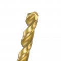 Uxcell High Speed Steel Straight Shank Twist Drill Bit Fully Ground Titanium Coated 4 7mm Diameter Mm Total Length 12mm 4 Pcs