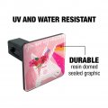 You Are My Unicorn Flowers Rainbow Horn Tow Trailer Hitch Cover Plug Insert