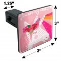 You Are My Unicorn Flowers Rainbow Horn Tow Trailer Hitch Cover Plug Insert