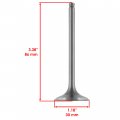 Caltric Exhaust Valve Kit Compatible With Yamaha Yz450f 2010 2011 2012 2013 33d-12121-00-00