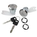 Door Lock Cylinder With Keys Set 5090051-01 For Ford F350 Super Duty 2004 Black Finish 
