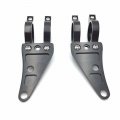 Htt Motorcycle Black 39mm Turn Signal Clamps Headlight Mount Bracket Fork Ear Chopper Cafe Racer For Universal Cbr Kawasaki