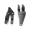 Htt Motorcycle Black 39mm Turn Signal Clamps Headlight Mount Bracket Fork Ear Chopper Cafe Racer For Universal Cbr Kawasaki