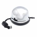 Httmt- L Size Silver Dot Motorcycle German Half Face Helmet Biker Street Chopper Cruise P N Mt506-003-l-cd
