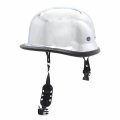 Httmt- L Size Silver Dot Motorcycle German Half Face Helmet Biker Street Chopper Cruise P N Mt506-003-l-cd