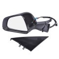 Left Driver Side Mirror Door Heated Power Fold Black Plastic Replacement For Tesla Model 3 2017-2023 1592031-99-f 51167177128 