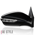 Hy1321223 Factory Style Passenger Right Side Mirror Manual Folding Power Adjust Heated Glass Turn Signal Compatible With Sonata
