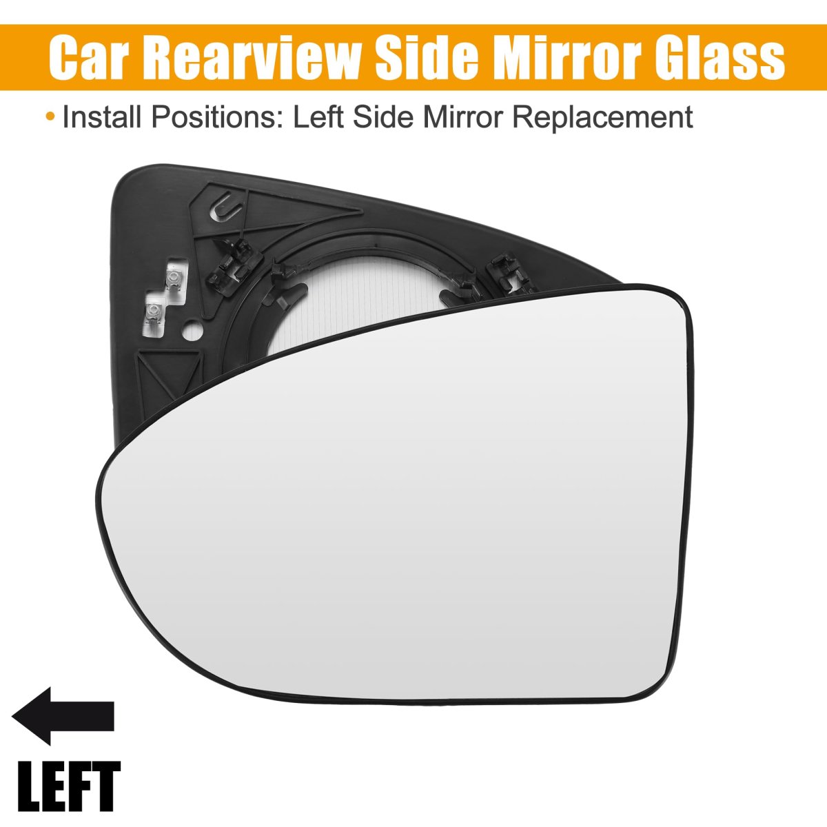 Car Left Side Rearview Heated Mirror Glass With Backing Plate For Nissan Qashqai 2007-2014 No 96366jd01b