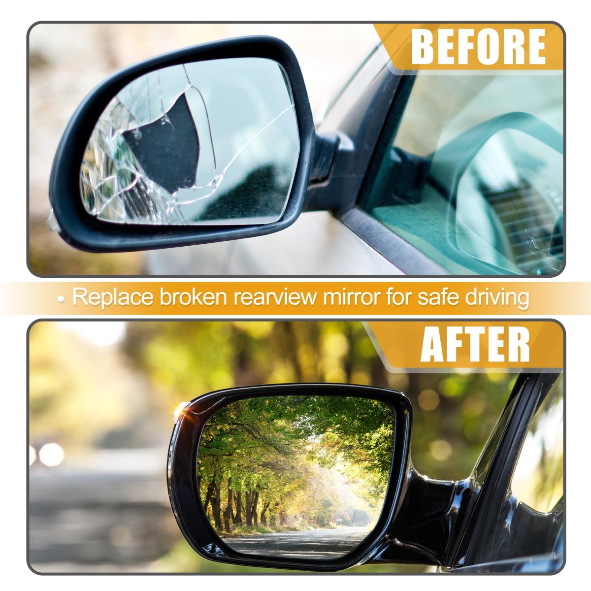 Car Left Side Rearview Heated Mirror Glass With Backing Plate For Nissan Qashqai 2007-2014 No 96366jd01b
