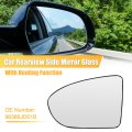 Car Left Side Rearview Heated Mirror Glass With Backing Plate For Nissan Qashqai 2007-2014 No 96366jd01b
