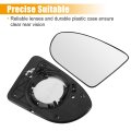 Car Left Side Rearview Heated Mirror Glass With Backing Plate For Nissan Qashqai 2007-2014 No 96366jd01b