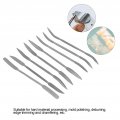 8pcs Wood Files And Rasps Double Ended Riffler Rasp Set File For Woodworking
