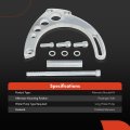 A-premium Polished Aluminum Alternator Bracket Kit Compatible With Chevy Big Block 396 427 454 Engines Long Water Pump