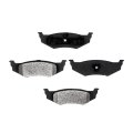 Rear Disc Brake Pads For Chrysler Pt Cruiser 2003 To 2009 Silver Series Semi Metallic Olx Acd14d782mh Cl360a58