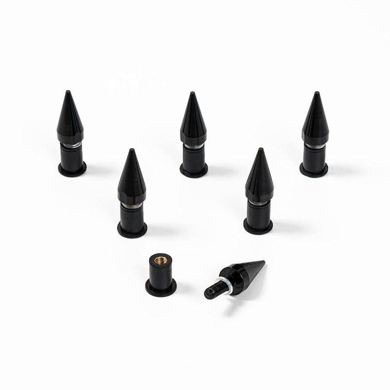 Black Motorcycle Spike Windshield Bolts For Suzuki Gsxr1300 Hayabusa 2008 2009 2010 11 12 13 14 15 16 17 18 19 20 2021 2022