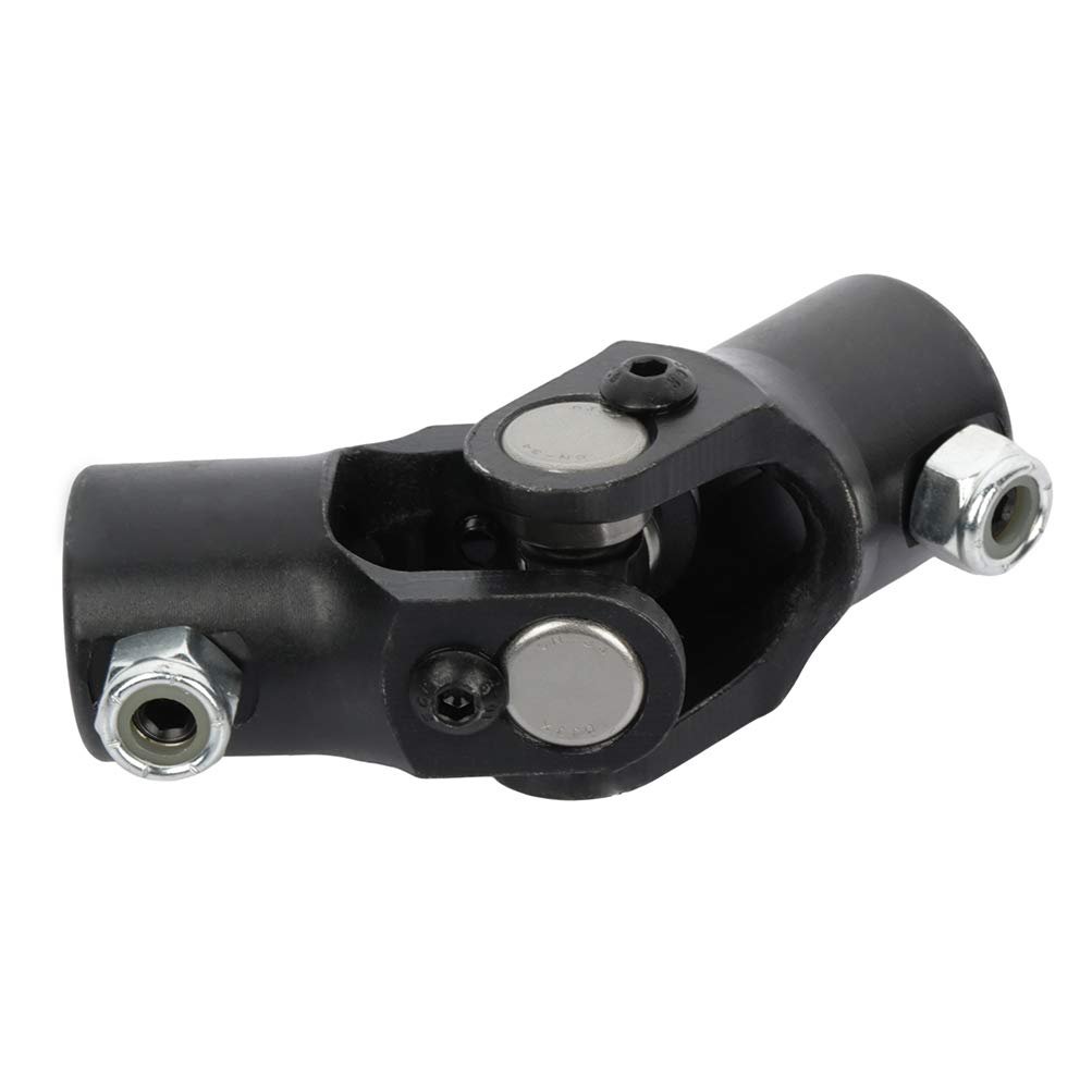 3 4 In Dd V Triangle Single Steering U Joint Shaft 96mm Black Steel Universal Coupling 35 Degrees Working Angle Coupler