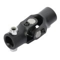 3 4 In Dd V Triangle Single Steering U Joint Shaft 96mm Black Steel Universal Coupling 35 Degrees Working Angle Coupler