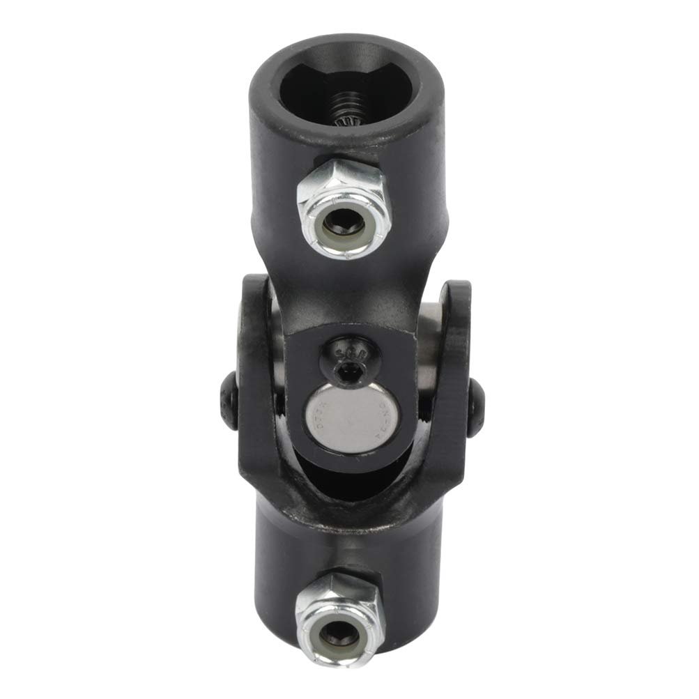 3 4 In Dd V Triangle Single Steering U Joint Shaft 96mm Black Steel Universal Coupling 35 Degrees Working Angle Coupler
