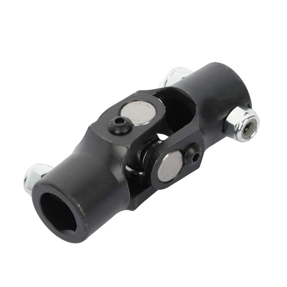 3 4 In Dd V Triangle Single Steering U Joint Shaft 96mm Black Steel Universal Coupling 35 Degrees Working Angle Coupler