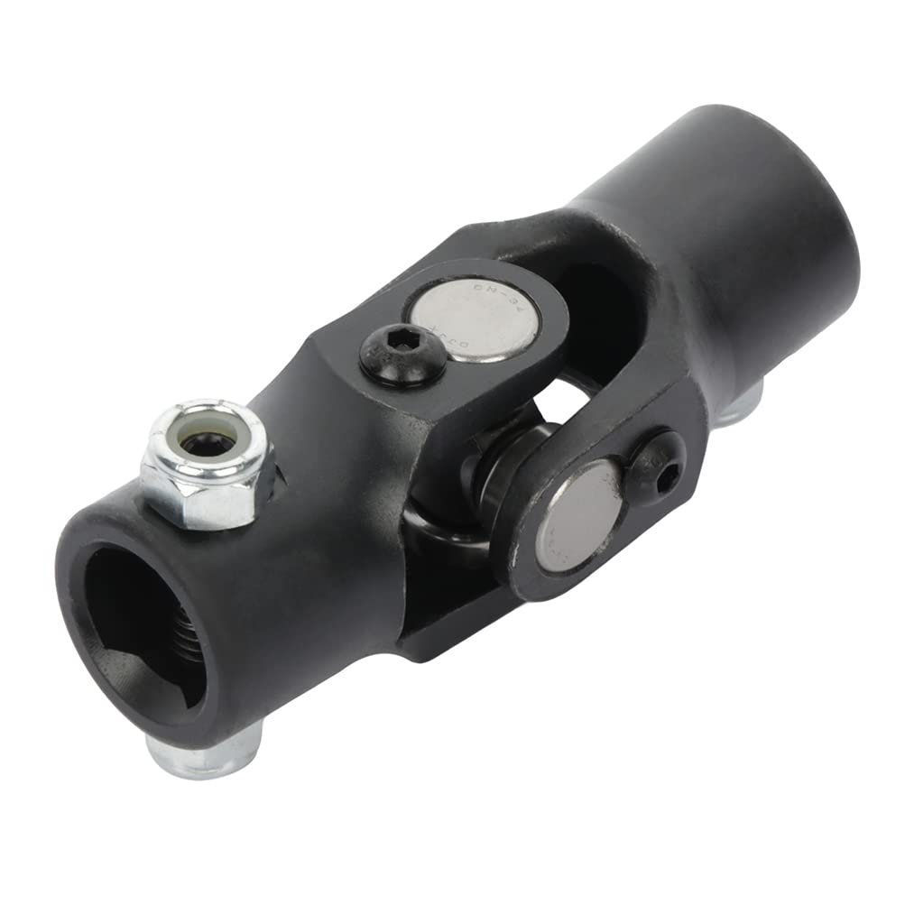3 4 In Dd V Triangle Single Steering U Joint Shaft 96mm Black Steel Universal Coupling 35 Degrees Working Angle Coupler