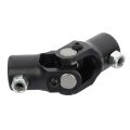 3 4 In Dd V Triangle Single Steering U Joint Shaft 96mm Black Steel Universal Coupling 35 Degrees Working Angle Coupler