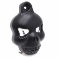 Httmt- 1992-2014 H-d Motorcycles Black Led Skull Cowbell Horn Cover Compatible With Stock Cowbell And All V-rod S P N