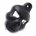 Httmt- 1992-2014 H-d Motorcycles Black Led Skull Cowbell Horn Cover Compatible With Stock Cowbell And All V-rod S P N