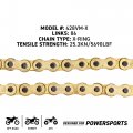 Niche Gold 428 X-ring Chain 86 Links With Connecting Master Link