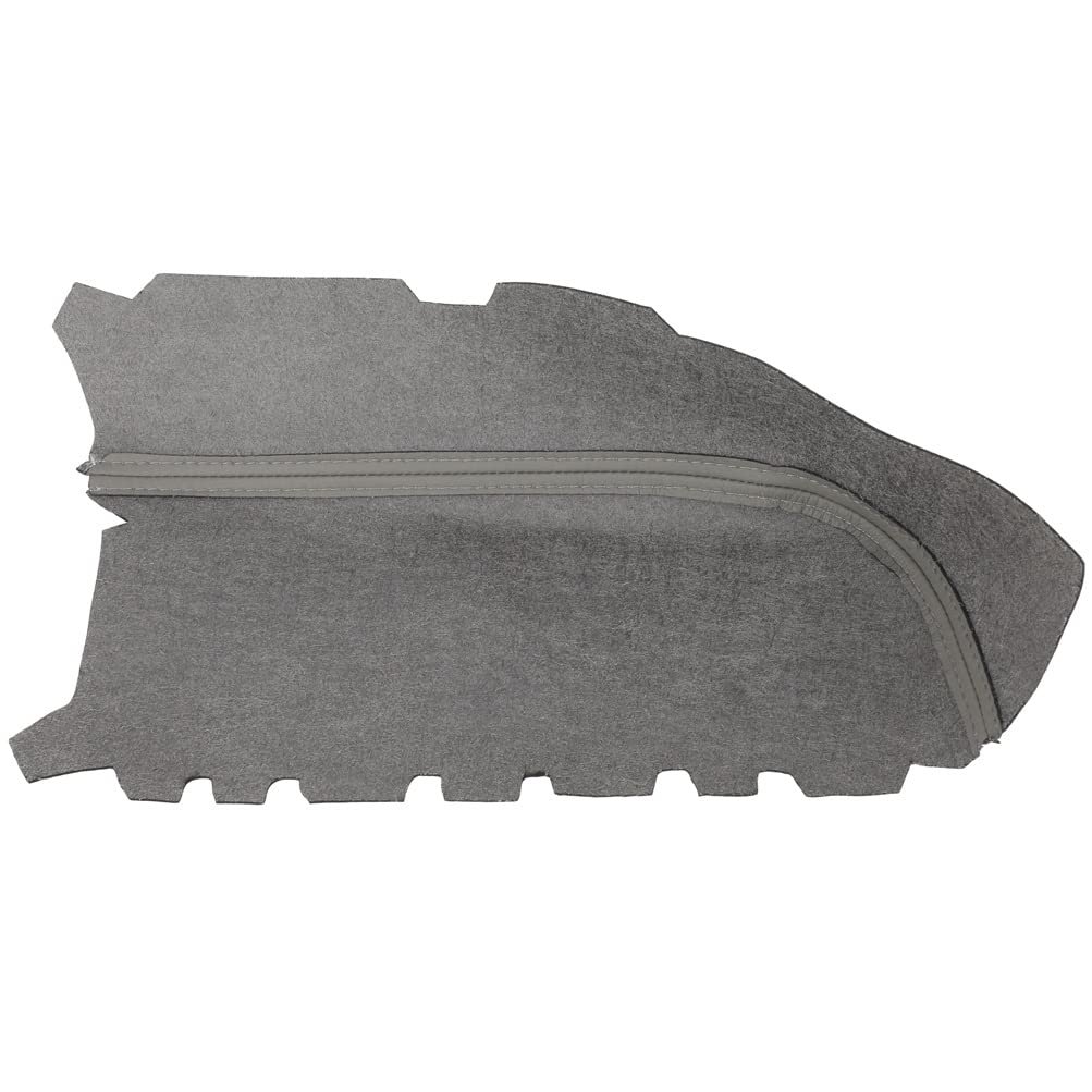 Gray Leather Center Console Armrest Lid Cover For Honda Pilot 2009 To 2015 Microfiber Replacement Wrap Easy Clean Finish