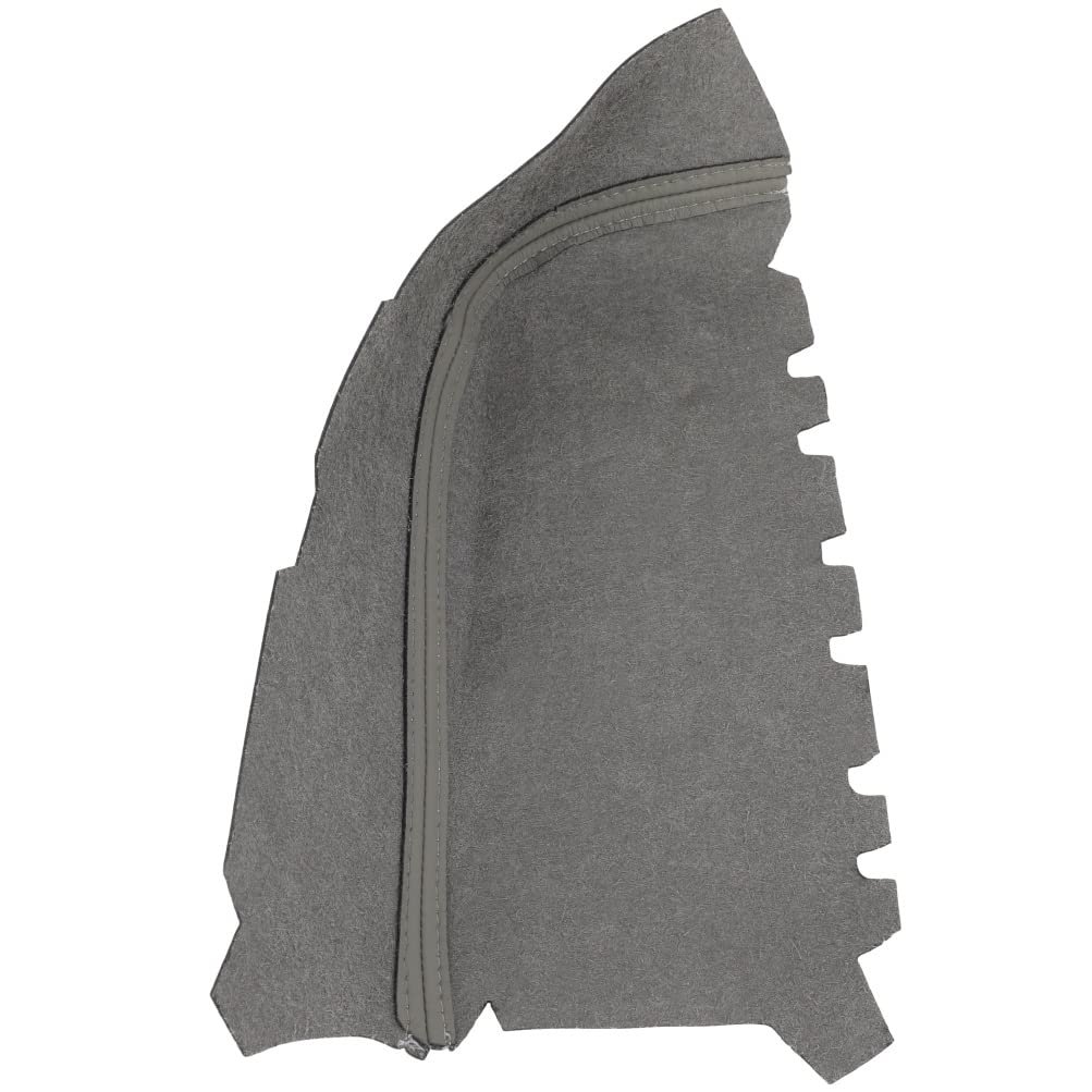Gray Leather Center Console Armrest Lid Cover For Honda Pilot 2009 To 2015 Microfiber Replacement Wrap Easy Clean Finish