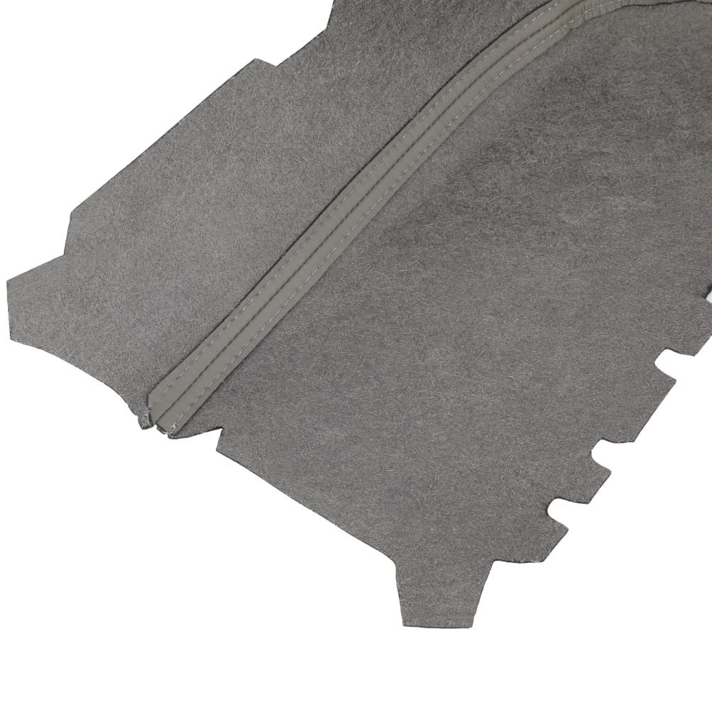 Gray Leather Center Console Armrest Lid Cover For Honda Pilot 2009 To 2015 Microfiber Replacement Wrap Easy Clean Finish
