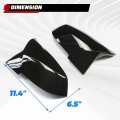 Ecotric Door Mirror Caps Side Covers Compatible With Bmw F20 F21 F23 F30 F31 F32 F33 F34 F36 F87 X1 E84 Glossy Black Rearview