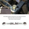 Adjustable Tensioning Rod Heim Joint Rugged Stable High Hardness Alternator Bracket Silver Replacement For Sbc Bbc 350 454