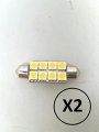 Pactrade Marine Led Bulb Festoon Type 12vdc20lm Warm White 1 5 8 X 1 2 2pcs