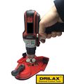 Drilax Drill Bit Hole Saw Guide Jig Fixture Vacuum Suction Base With Water Coolant