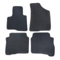 Velour Floor Mats For Hyundai Santa Fe 2007 2012 Custom Fit Front And Rear Bottom Black Carpet Liners Anti Slip All Season Full 