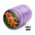 Colorful Tropical Plants Valve Stem Caps For Tire Rim Wheel Aluminum Purple